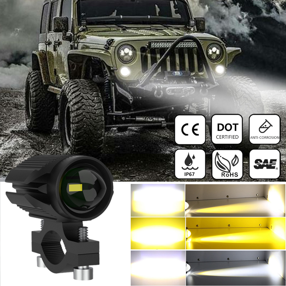 Additional Led Headlights For  - огляд і ціна Universal Motorcycle Led Headlight Projector