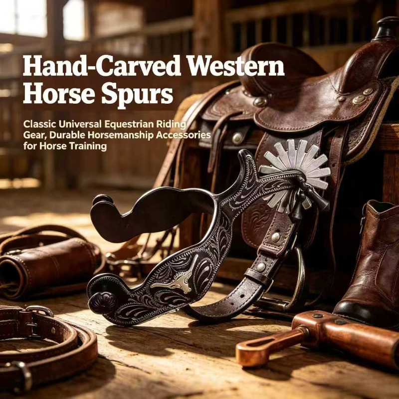 Hand‑Carved Western Horse Spur - огляд і ціна Riding Gear