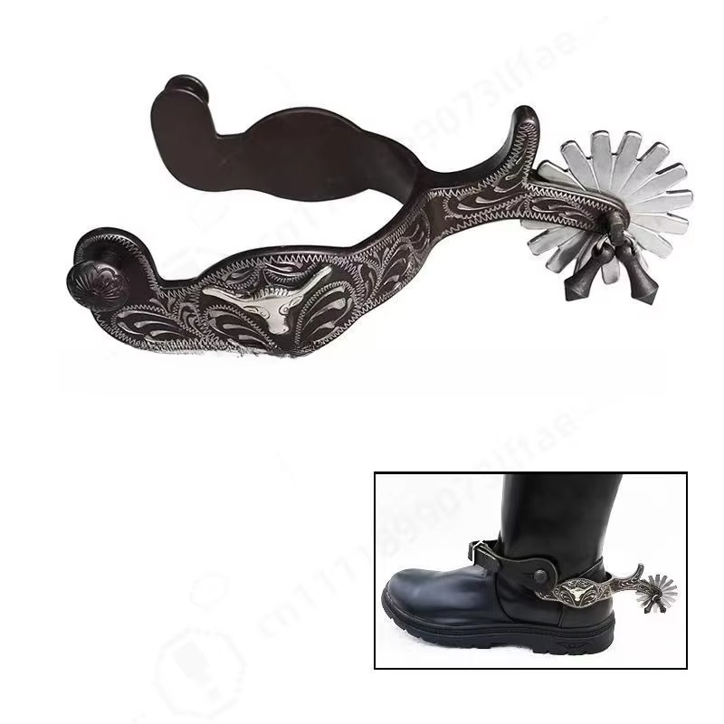 Hand‑Carved Western Horse Spur - огляд і ціна Riding Gear
