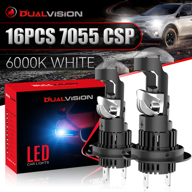 H7 H4 LED Projector Lens 2PCS  - огляд і ціна Universal Motorcycle Led Headlight Projector