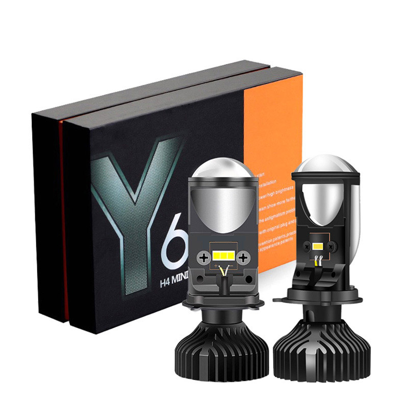 Y6D Lens H4 LED Headlight 8000 - огляд і ціна Universal Motorcycle Led Headlight Projector