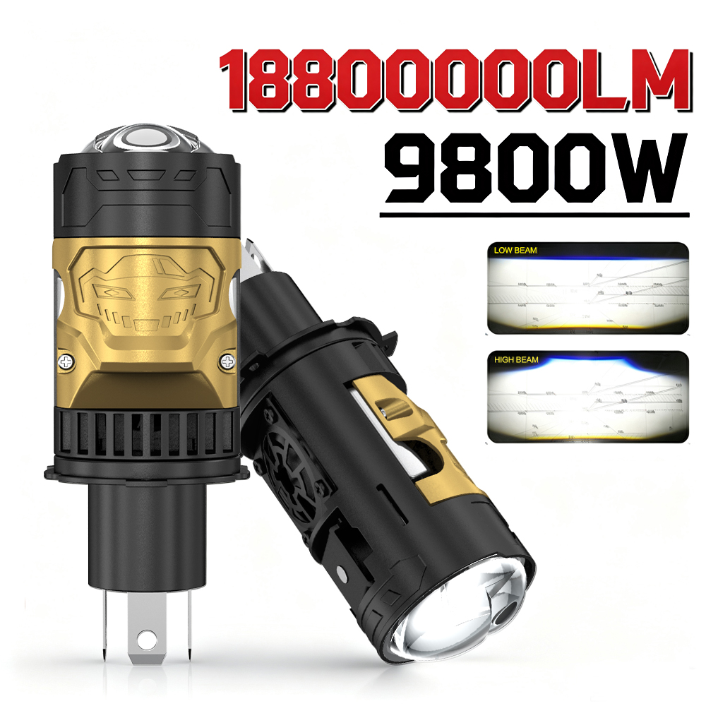 H4 LED Headlight Projector Len - огляд і ціна Universal Motorcycle Led Headlight Projector
