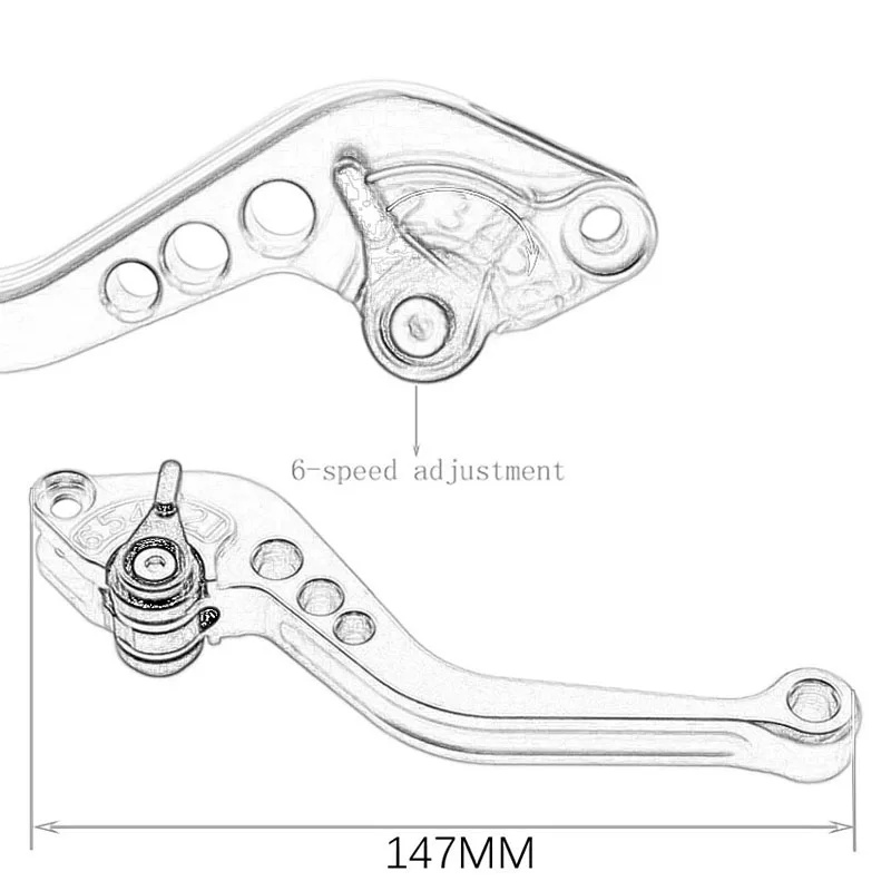 For Bajaj Pulsar 200 NS/200 RS - огляд і ціна Cnc Aluminum Adjustable Brake Clutch Levers
