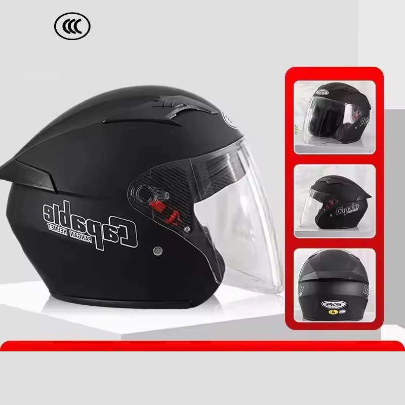 Large Motorcycle Helmet Men's  - огляд і ціна Dual Visor Motorcycle Racing Helmet