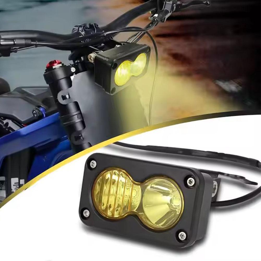 20W LED Headlight 3Inch Square - огляд і ціна Universal Motorcycle Led Headlight Projector
