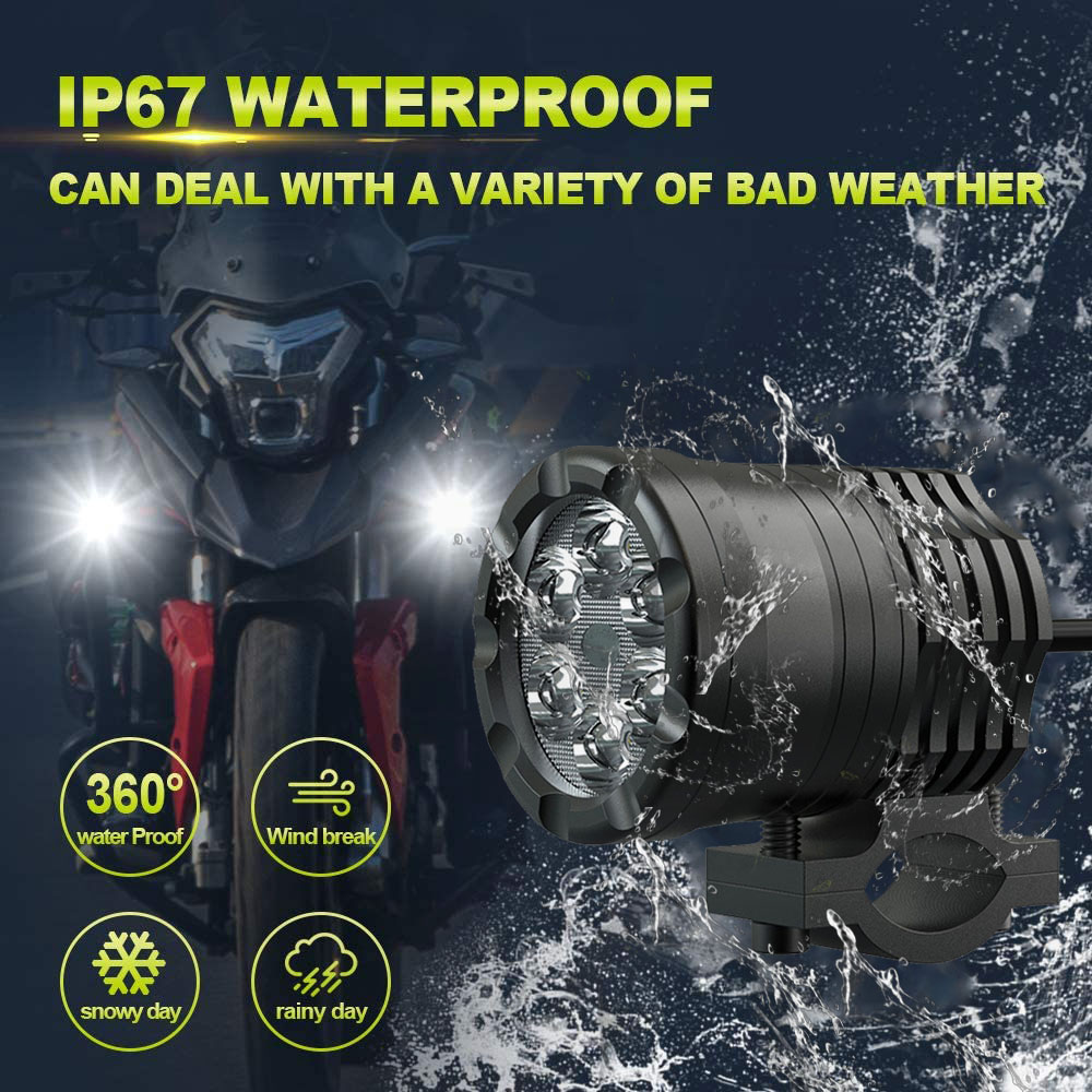 NLpearl 60W Motorcycle LED Hea - огляд і ціна Universal Motorcycle Led Headlight Projector
