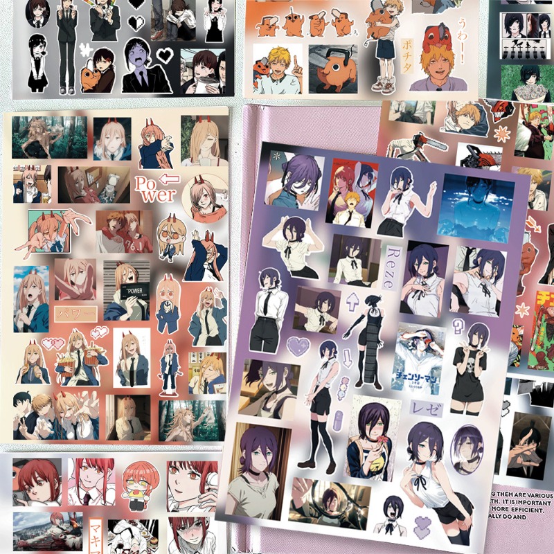 Chainsaw Man 8pcs Sticker High - огляд і ціна Atv Parts