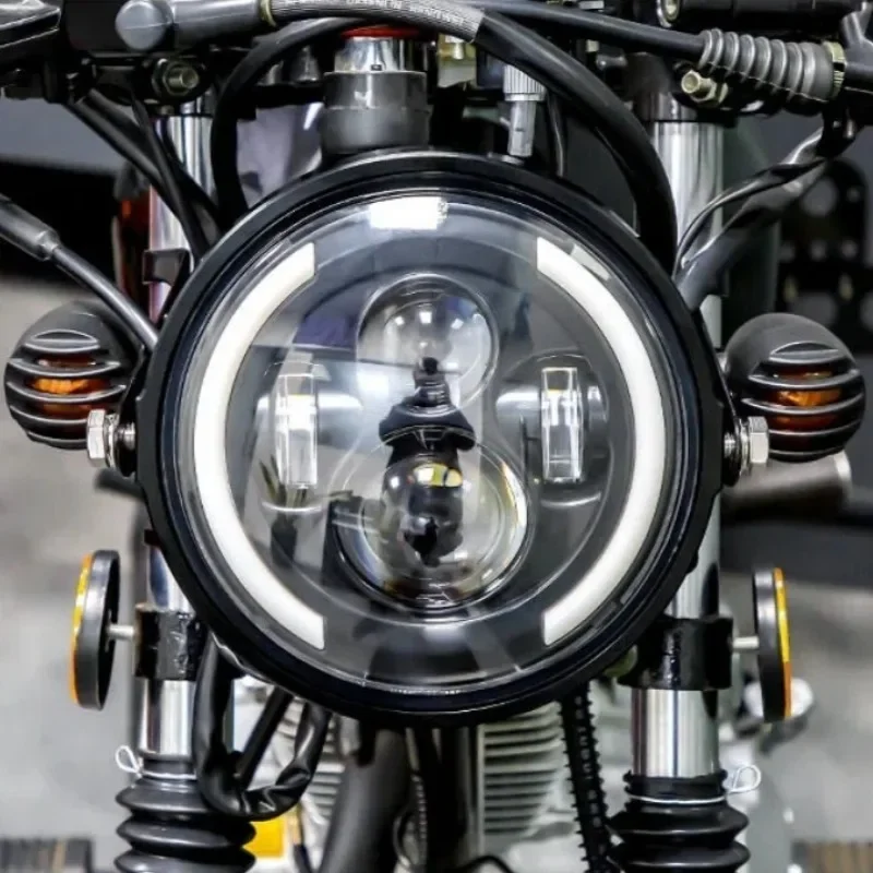 50W 7Inch 17.78cm LED Angel Ey - огляд і ціна Universal Motorcycle Led Headlight Projector