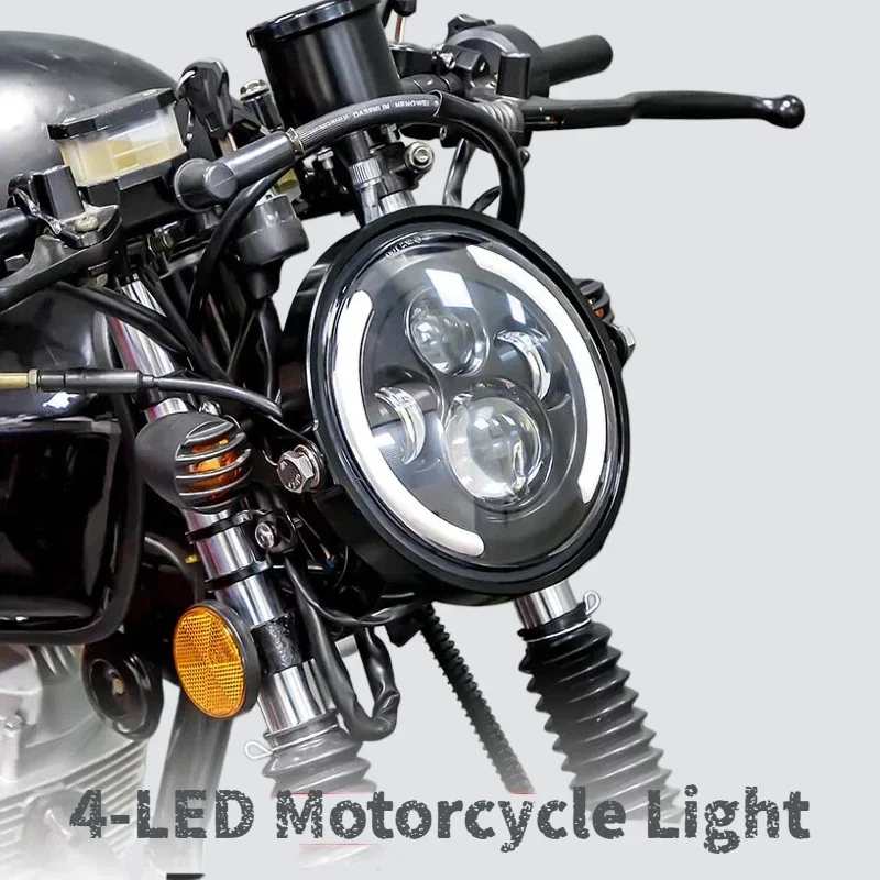50W 7Inch 17.78cm LED Angel Ey - огляд і ціна Universal Motorcycle Led Headlight Projector