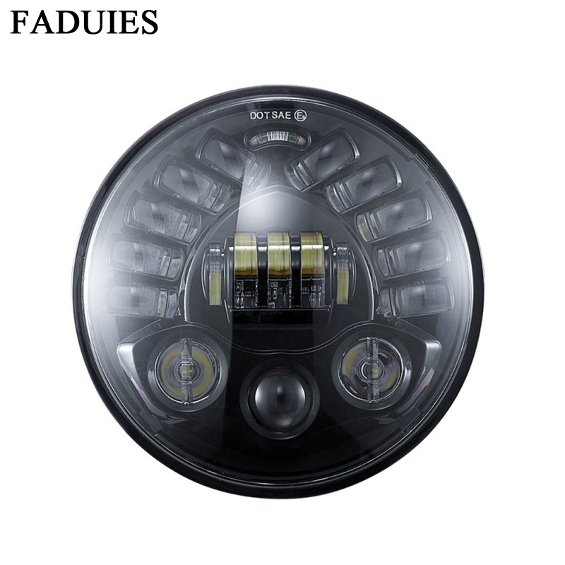 7inch Adaptive Round Motorcycl - огляд і ціна Universal Motorcycle Led Headlight Projector