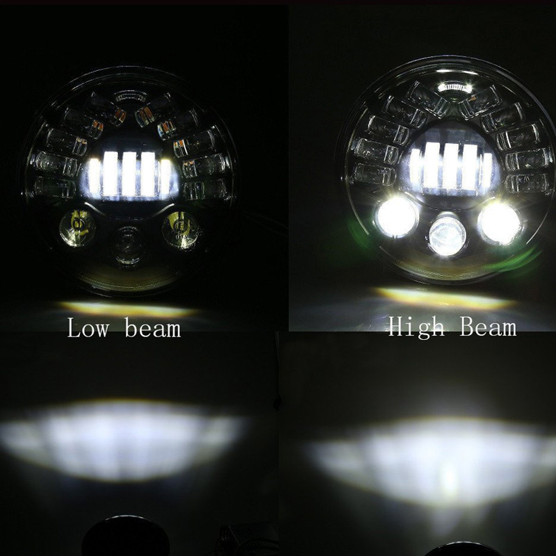 7inch Adaptive Round Motorcycl - огляд і ціна Universal Motorcycle Led Headlight Projector