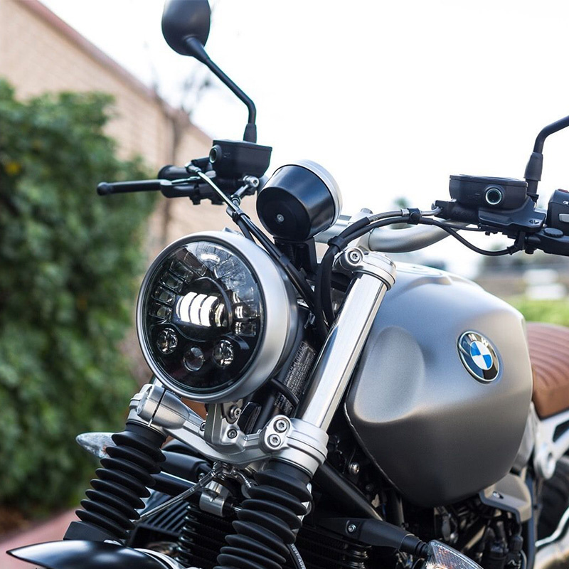 7inch Adaptive Round Motorcycl - огляд і ціна Universal Motorcycle Led Headlight Projector