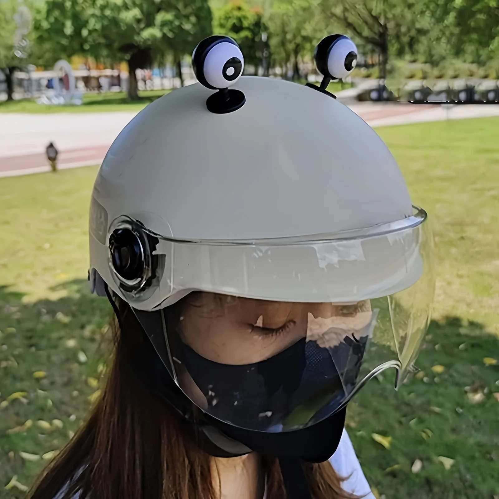 2Pcs Electric Bike Eye Decorat - огляд і ціна Motorcycle Helmets