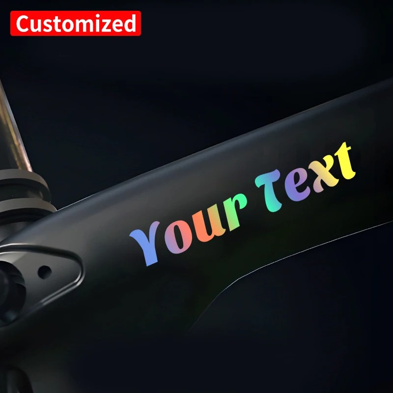 1PC Custom Bicycle Stickers Fr - огляд і ціна Motorcycle Helmets